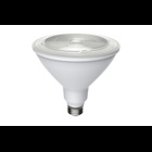 GE LED Lamps, 18 WTT, 1700 LM, 3500 K, 94.4 CRI, Dimmable, PAR38, Medium Screw Base, 5.31 IN Length, 25000 HR Average Life