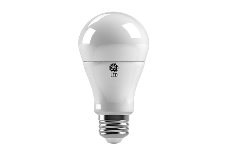 GE LED Lamps, 10 WTT, 800 LM, 3000K, Dimmable, A19, Medium Screw Base, 4.4 IN Length, 15000 HR Average Life