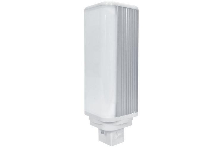 GE LED Lamps, 5 WTT, 530 LM, 3000 K, 106 CRI, Non-Dimmable, GX23 Base, 6.7 IN Length, 50000 HR Average Life