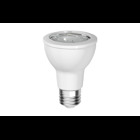GE LED Lamps, White, 7 WTT, 520 LM, 3000 K, 74.3 CRI, Dimmable, PAR20, Medium Screw Base, 3.5 IN Length, 25000 HR Average Life