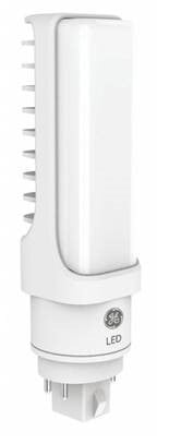 GE LED Lamps, 9 WTT, 1200 LM, 3500 K, LED_Bs_G24q/GX24q Base, 5.31 IN Length, 50000 HR Average Life, Horizontal