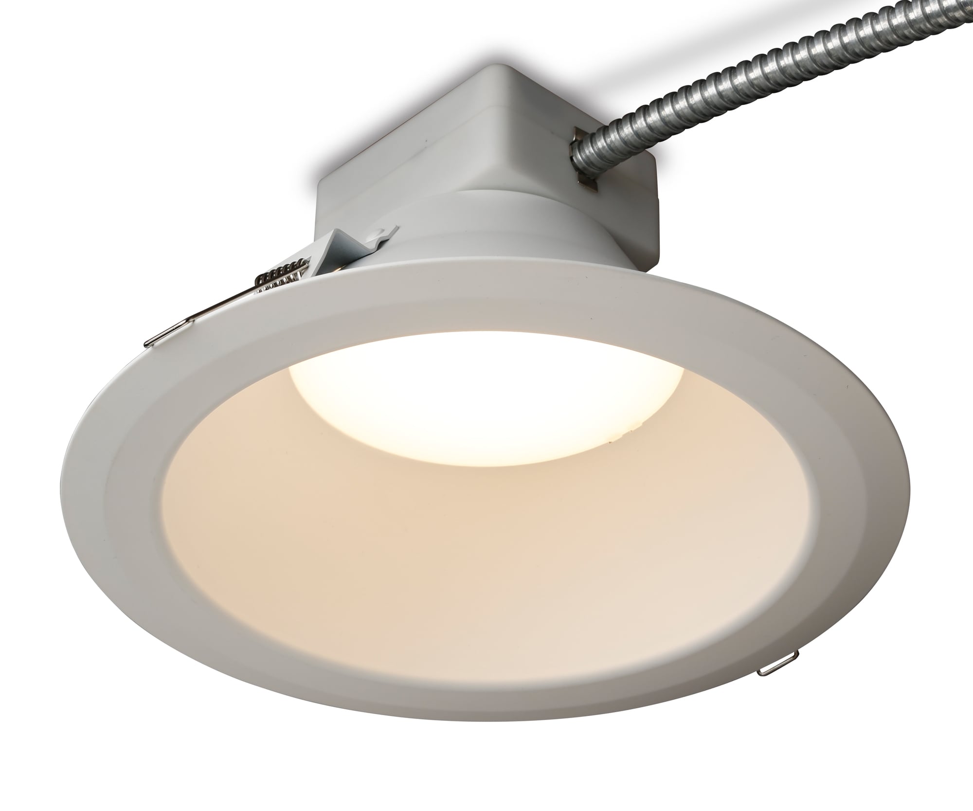 LRX 6" ROUND INDOOR DOWNLIGHT, 120-277V, 13/8.5W, 1000/650 LUMENS, 3000 CCT, 82 CRI