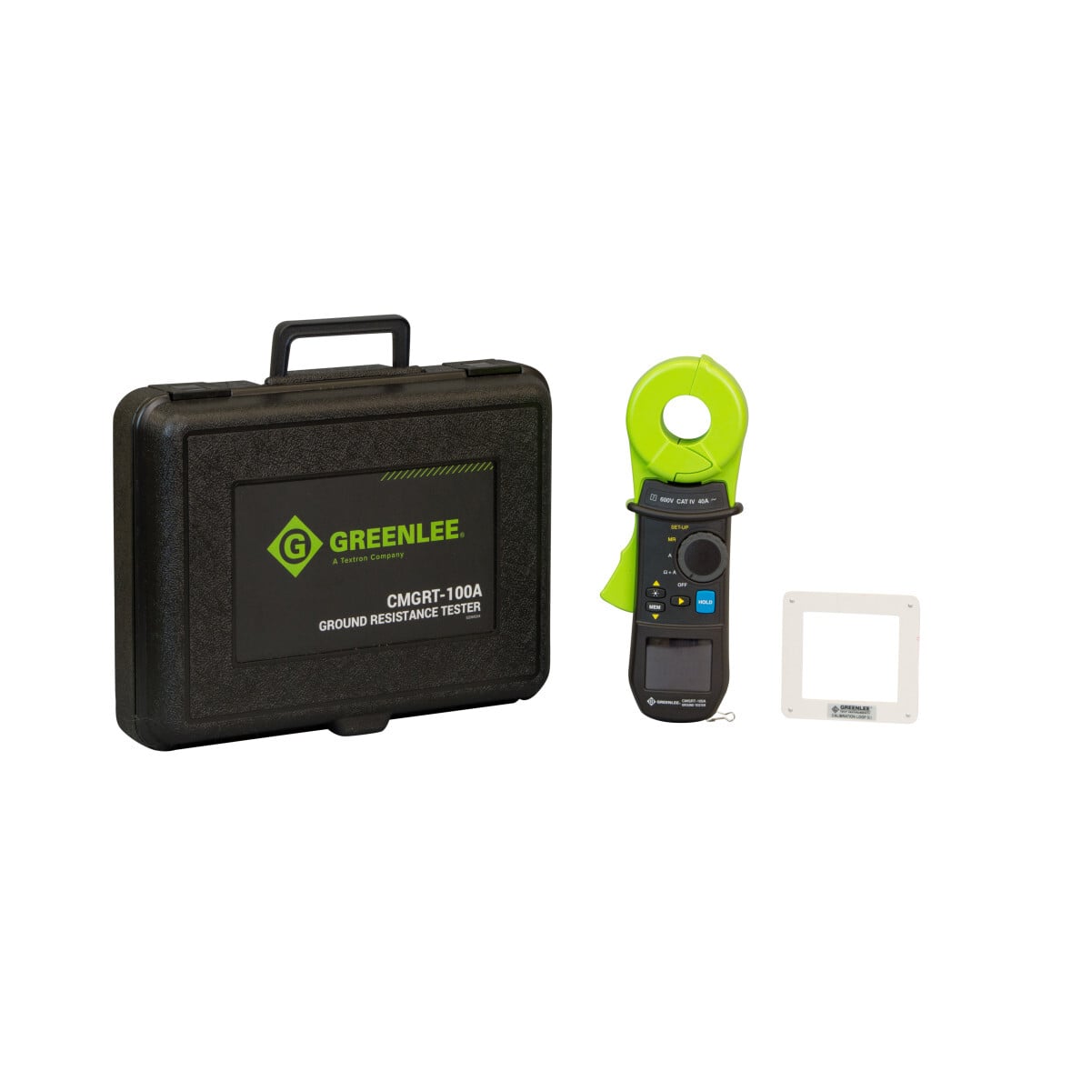 Measure Grounding Circuit Performance Without Disrupting Service.  Reads ground resistance down to 0.10 O Fully auto-ranging with data hold to capture readings.  Accessories include molded carrying case, 9V Alkaline Battery and calibration verification loop.  Impedance function capable of testing 4 separate frequencies (50Hz, 60Hz, 128Hz, and 2083Hz).  Widest operating temperature range ( - 4 to 131F) in the industry.