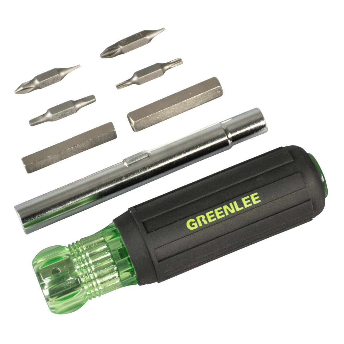 Integrated screwdriver and nut driver reduces the number of tools needed for a job. One tool that can work on slotted and Phillips screws. Bits stored inside the shank are quickly and easily interchanged. Cushioned grip for extra comfort. Lifetime limited warranty