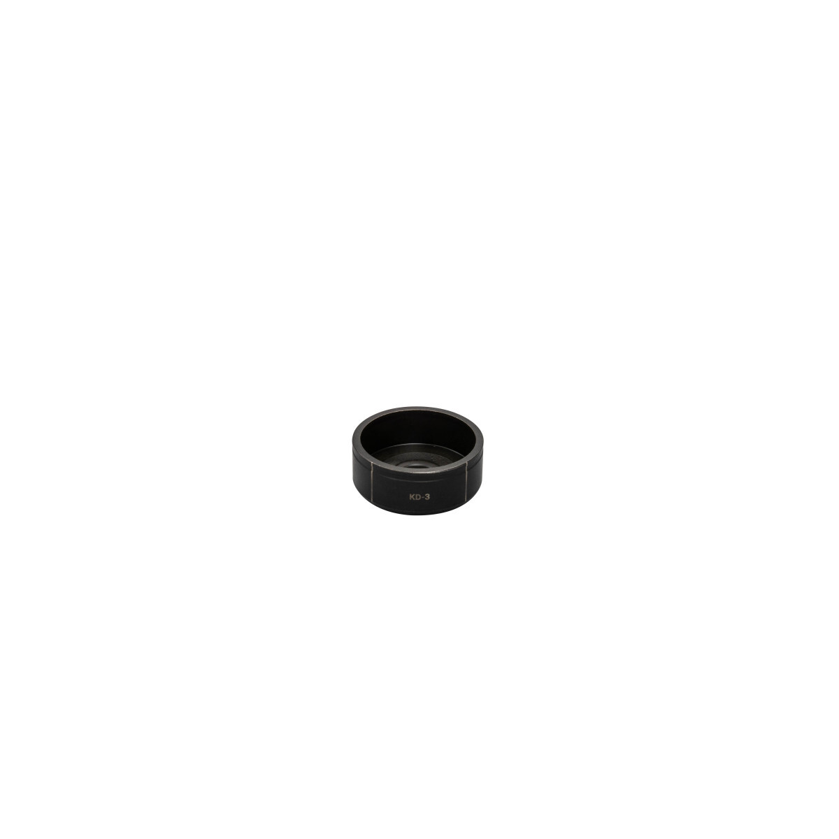3" Conduit Size Knockout Die.  Optimized for widest range of materials and drivers.  Alignment markings for improved accuracy.  Laser markings for quick part identification.  Made in USA