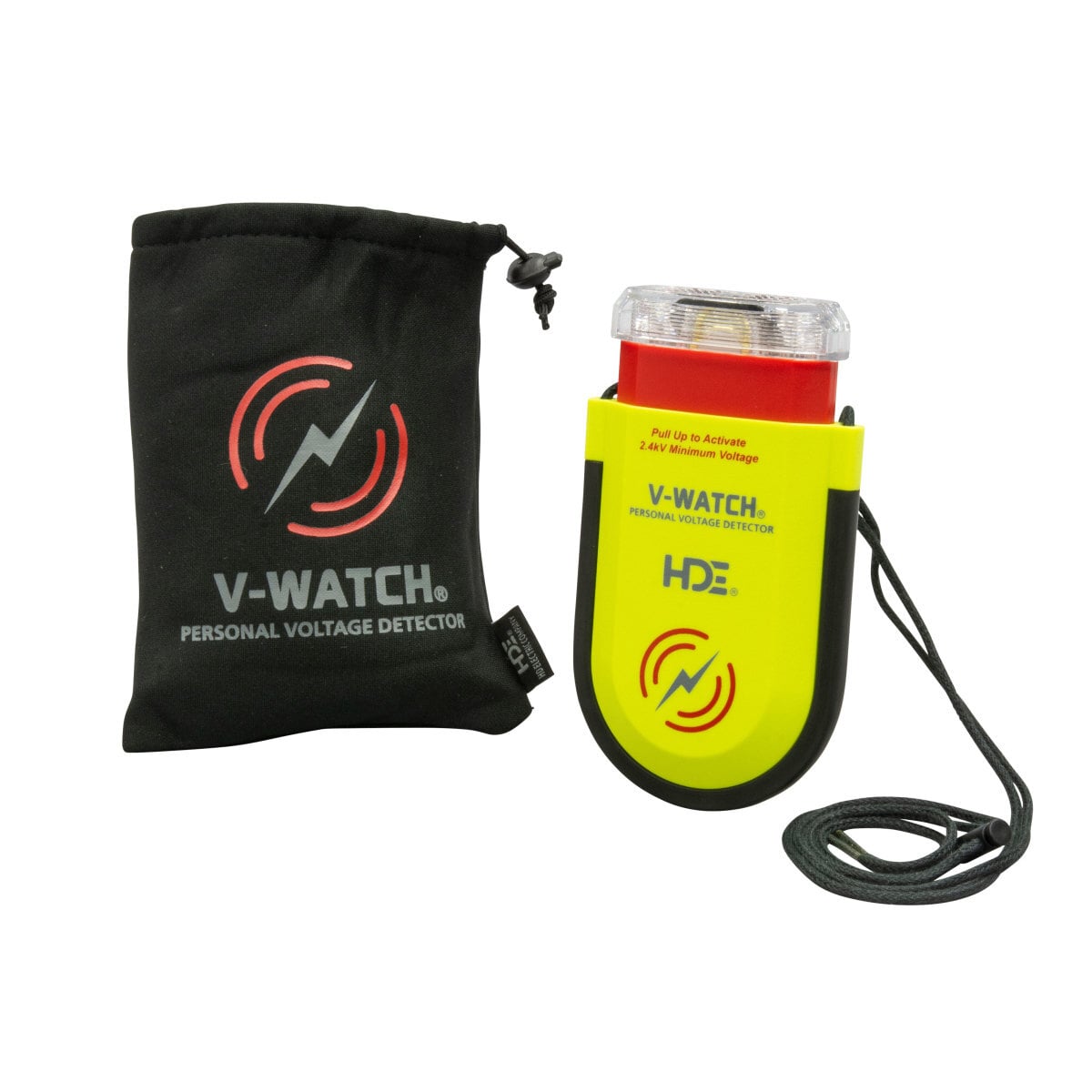 Provides another level of safety for line crews, storm restoration workers and first responders.  Alerts user to the proximity of electric fields or energized electrical equipment with a loud alarm and bright lights.  Frequency of alarm increases as the user gets closer to the electrical hazard.  Detects voltage above 4kVAC line-to-line.  Typical initial warning distance is about 7 ft from a 4kVAC conductor.  Warning distance increases with higher voltages.  Adjustable clip for use on personal protection gear.  Field replaceable AAA batteries with low battery indicator