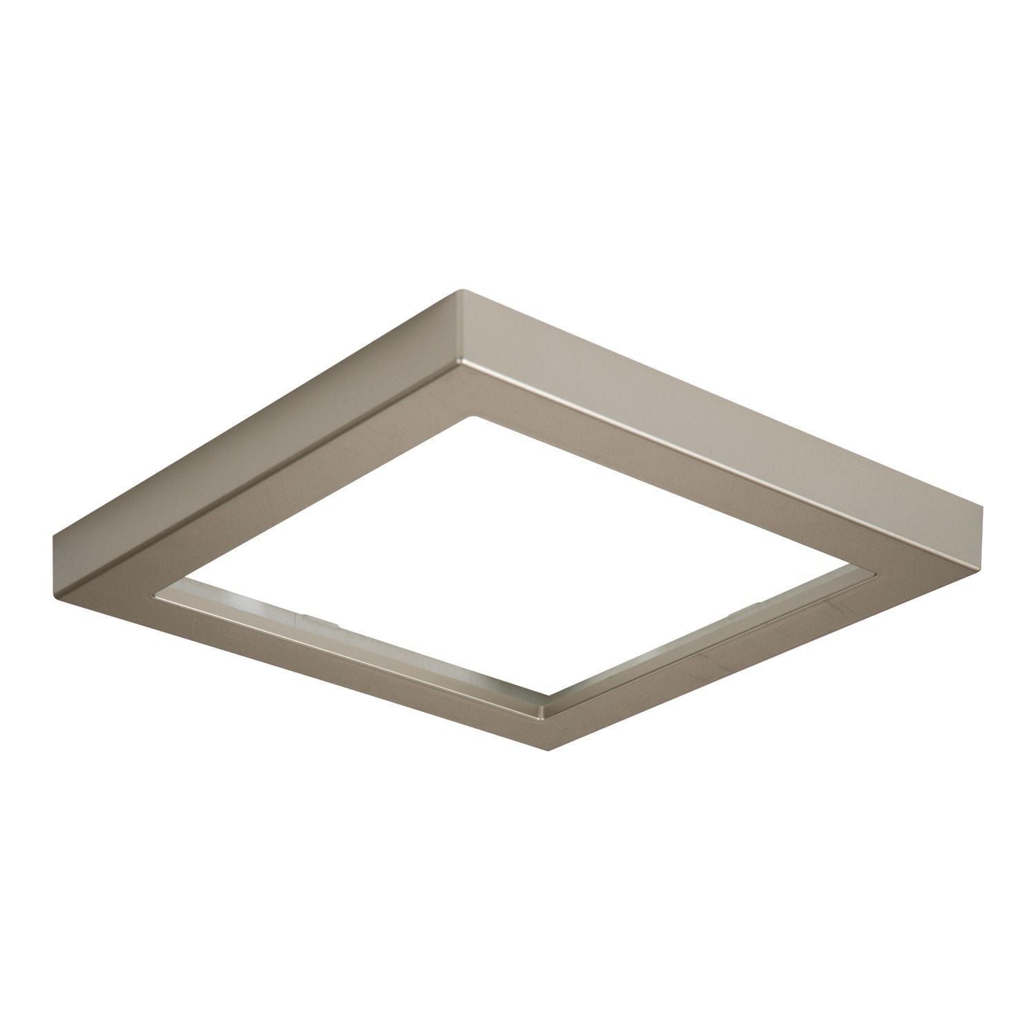 6" Square Trim - Satin Nickel