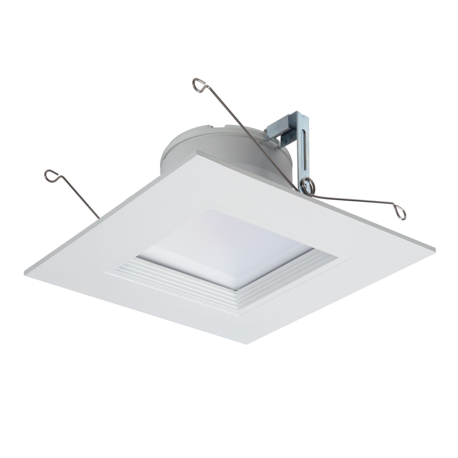 6" Square LED Retrofit Trim, 800 LM, 3000K, 90CRI