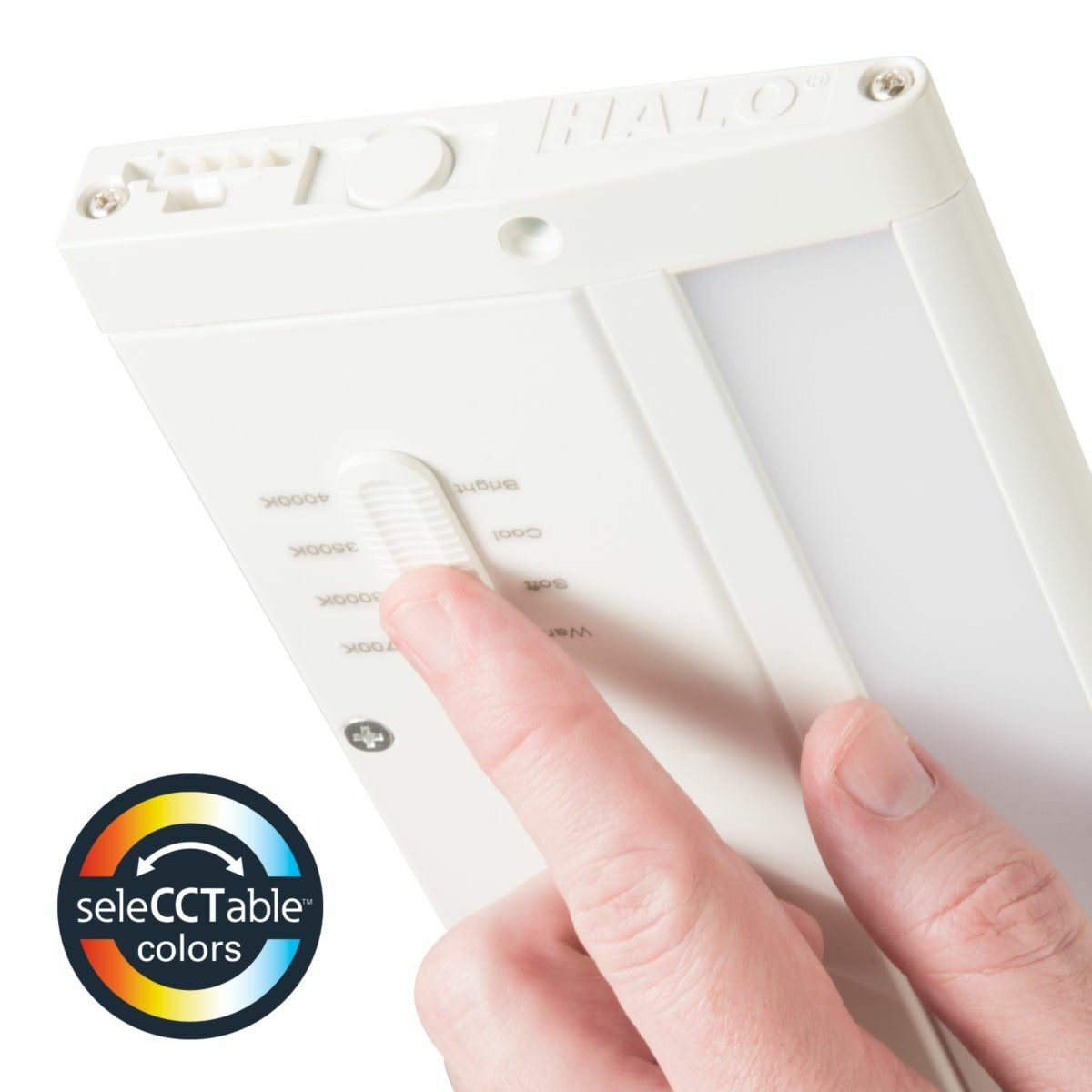 Halo HU30 24" LED Undercabinet Fixture, Selectable CCT (Basic USB), White