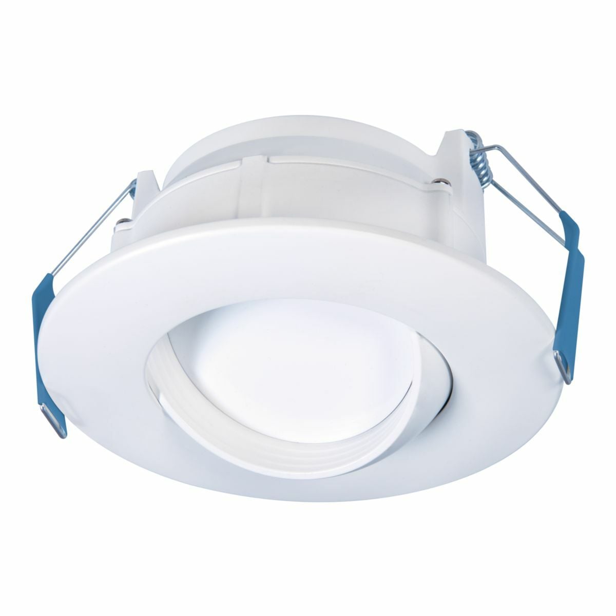 RA 4 in. LED Adjustable Gimbal with Selectable CCT (2700K-5000K), White direct Mount
