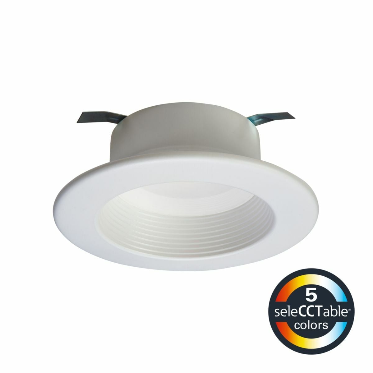 4" Retrofit LED Module, 120V, 600 Lumens, 90CRI, Selectable CCT,Matte White