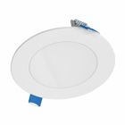 4-Inch LED smooth lens downlight with plastic housing and remote driver / junction box with Selectable CCT (3000K-5000K)