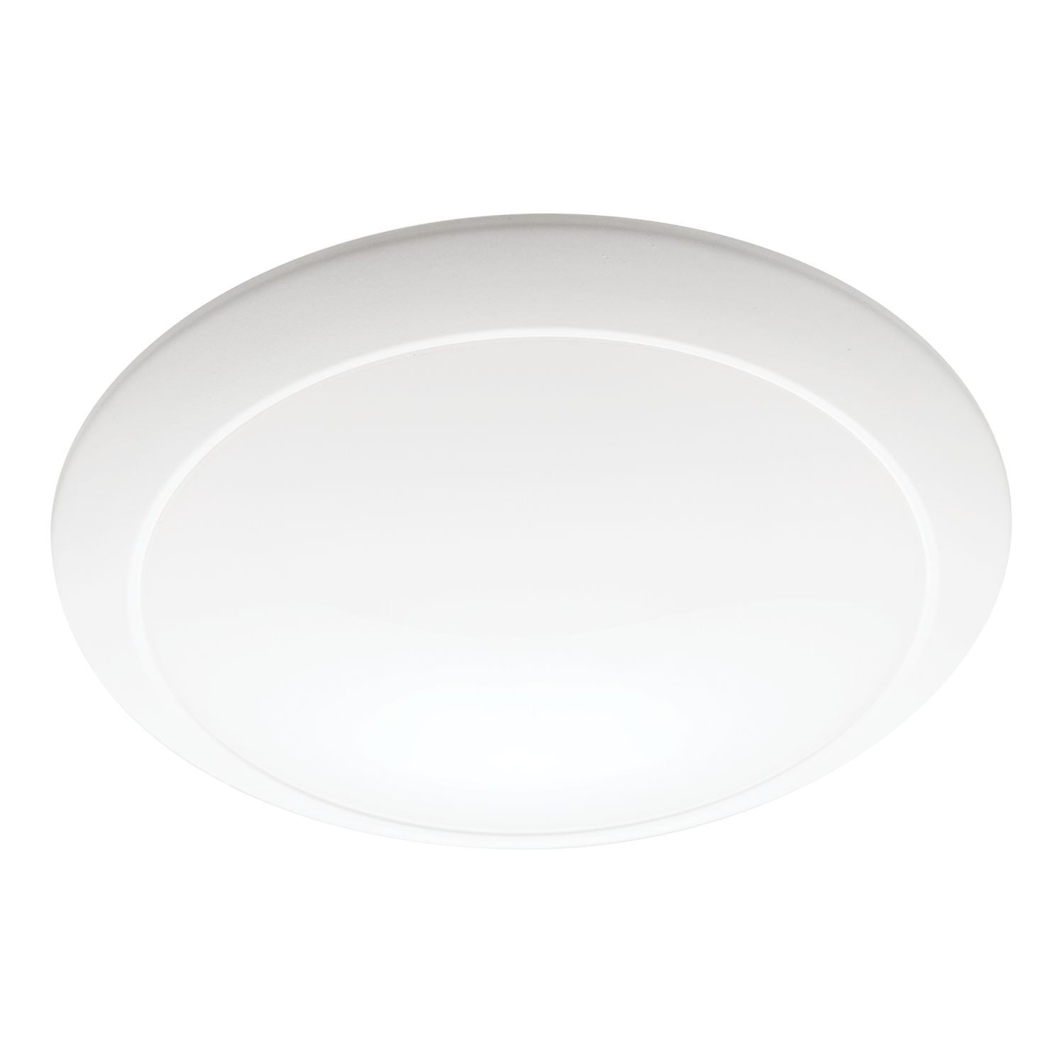9-Inch LED surface light,1200 lumens,90,4000K,120V,Matte white flange finish