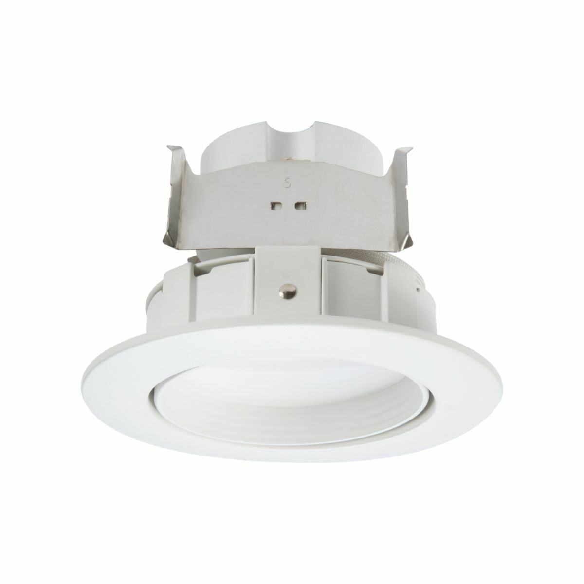 4 Inch LED Adjustable Gimbal, 90CRI,selectable CCT 2700K-5000K, White