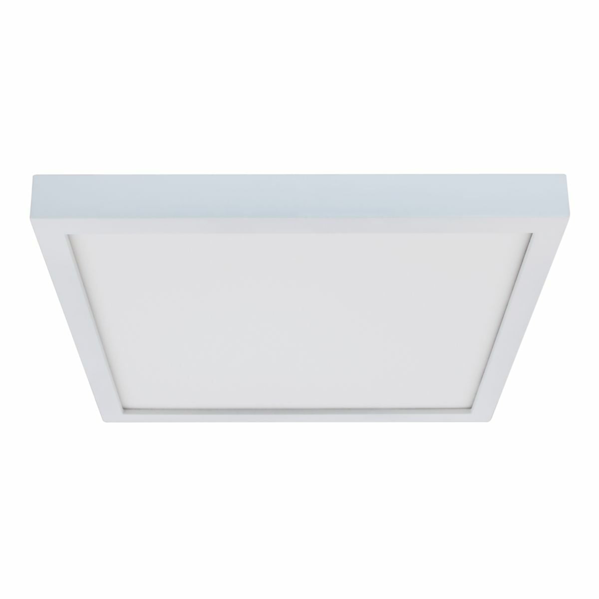 12" Square Surface Mount Downlight,2000 lumen,90 CRI, Field Selectable 2700K-5000K, Matte White