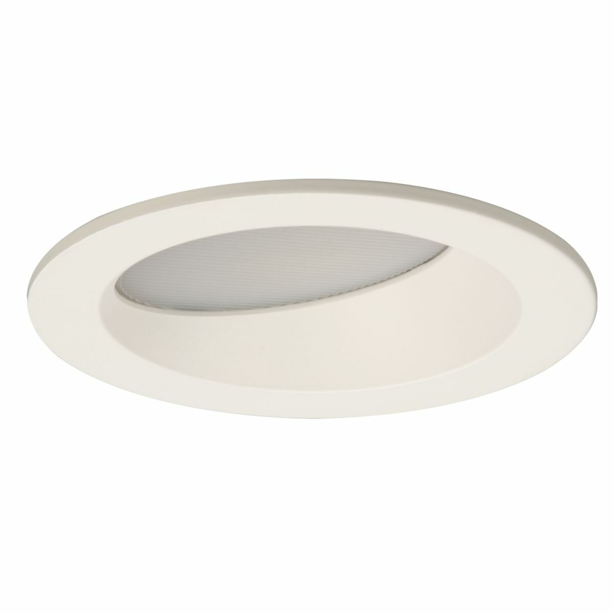 3.25" aperture conical lens wall wash, self-flanged, matte white