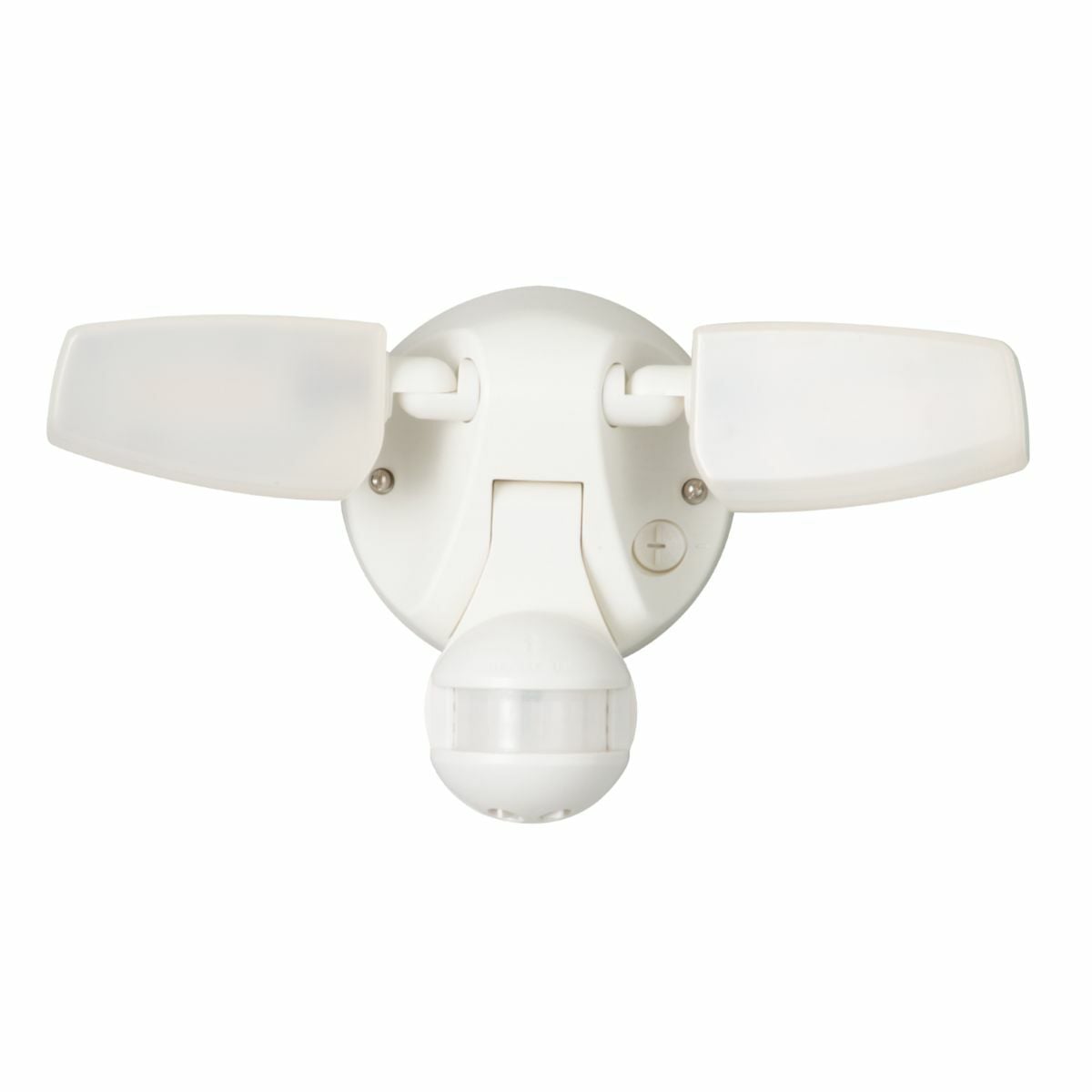 Security Motion, Twin head floodlight, 180 degree PIR, White, 3000K, 4000K, 5000K, 1300 Lumens, 13W, 120V