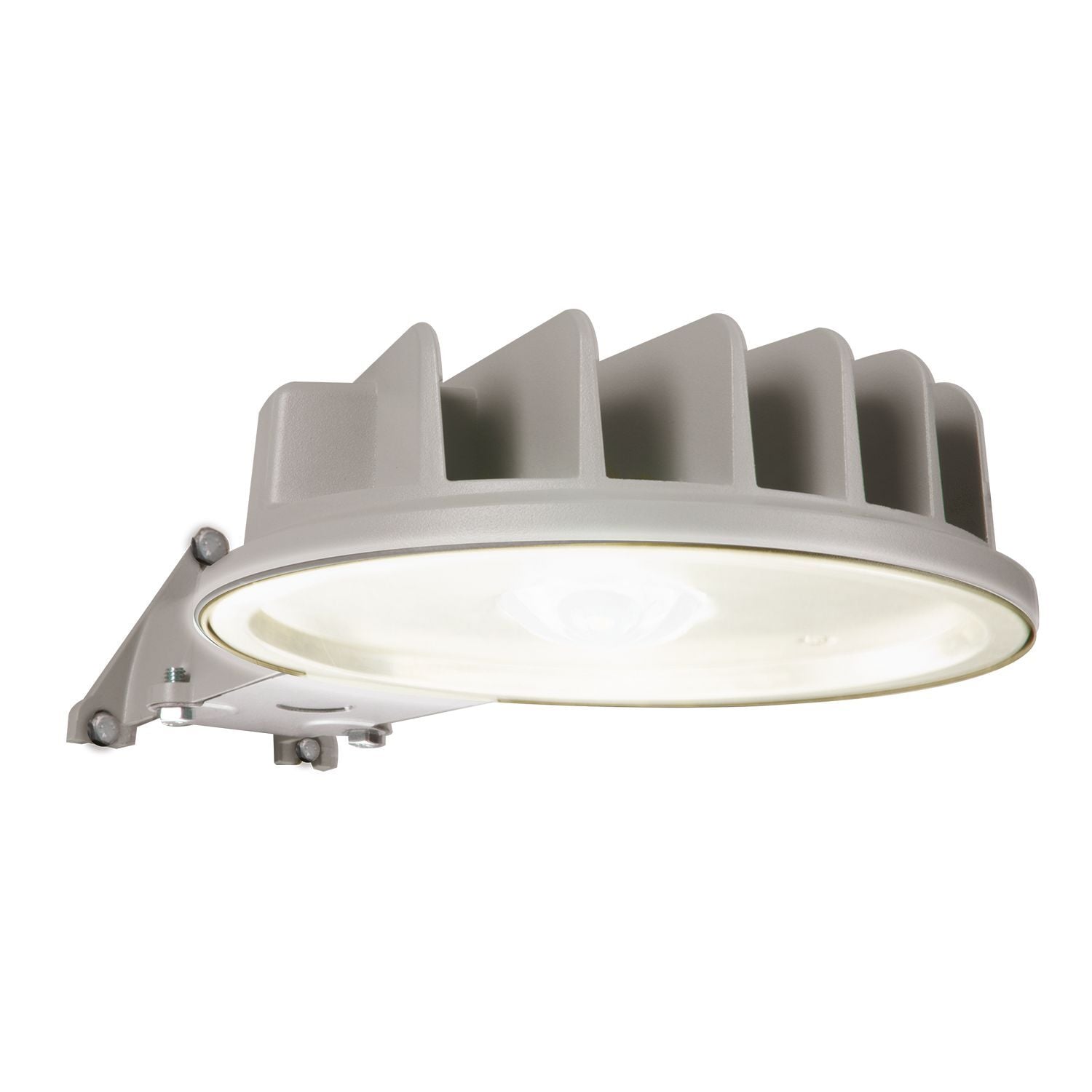 LED Area Light, Integrated Photocontrol, Gray