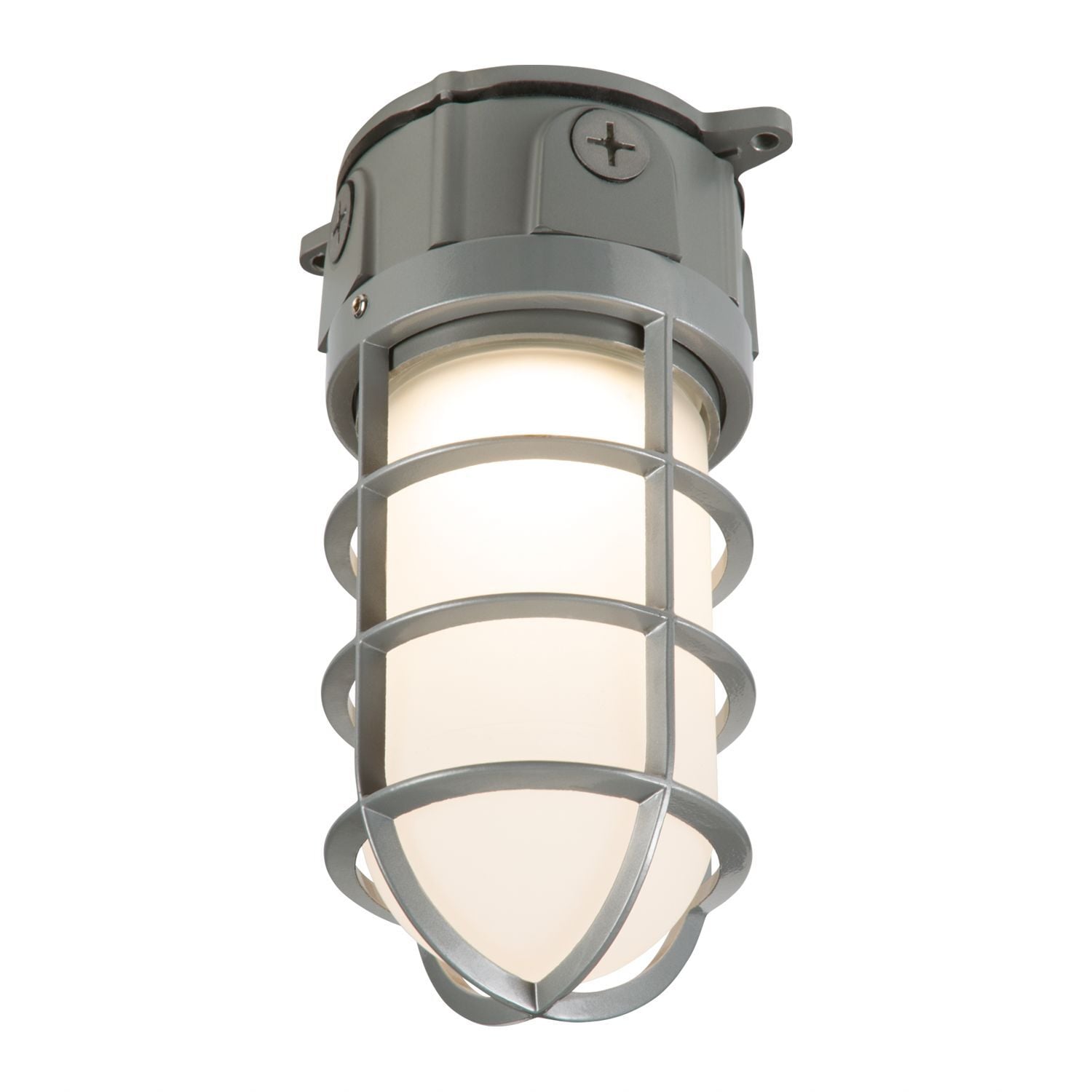 Gray LED Vapor Tight Wall Mount Flood Light