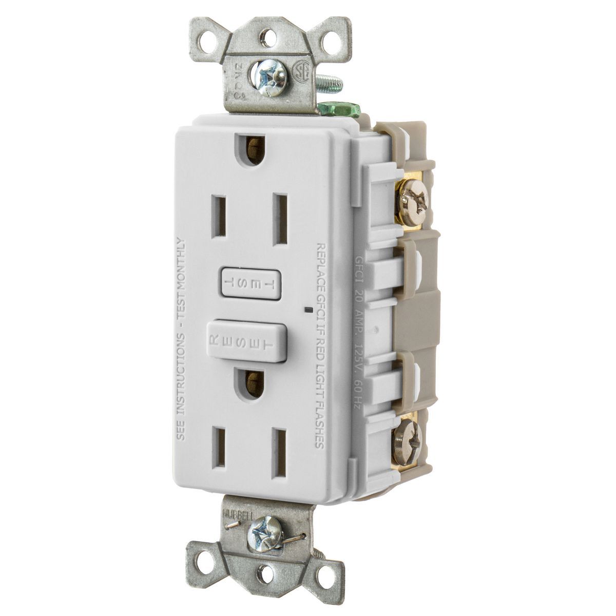 HUBBELLPRO, GFCI, 15A, White
