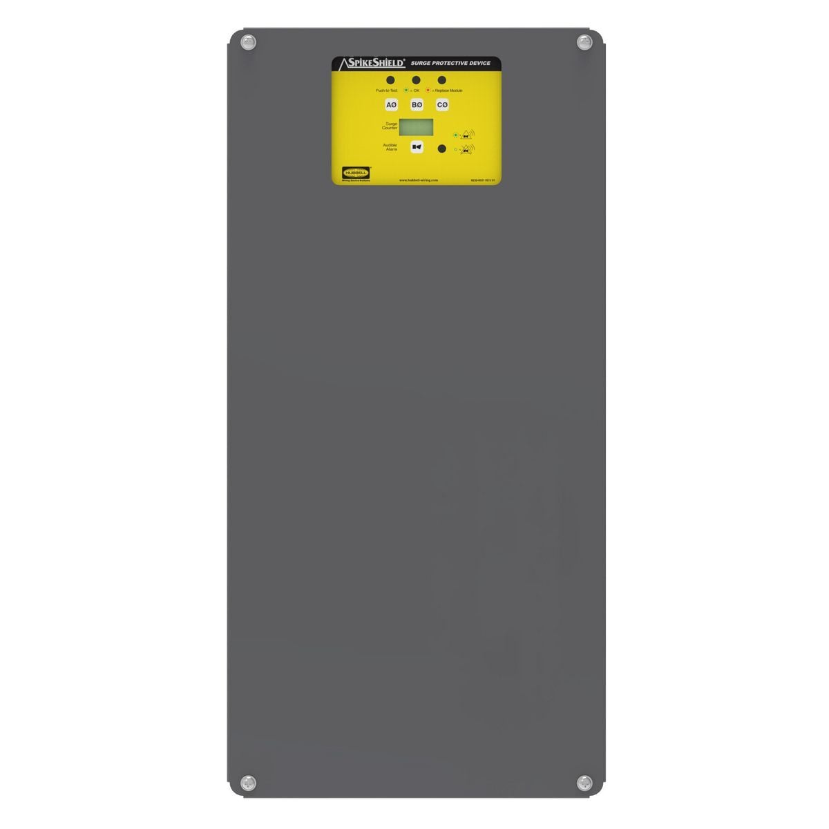 Surge Protective Devices, Panel, 320KAPeak Capacity, 277/480V AC, 4-Pole 5-Wire Grounding