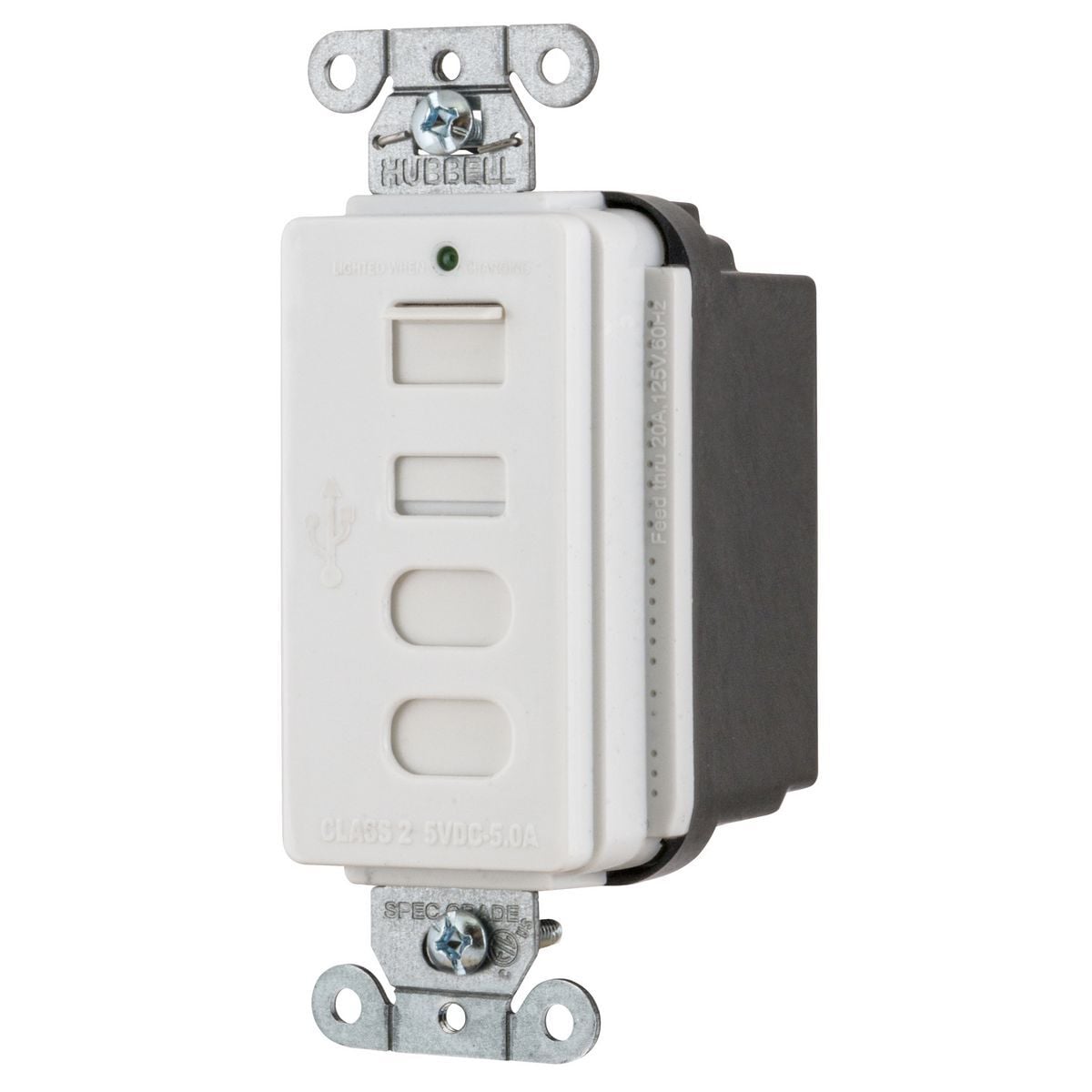 This device will communicate with mobile devices to determine what voltage is required and provide 5V or 9V, based on the make and model. The two USB Type A ports offer high power at 5 volts.