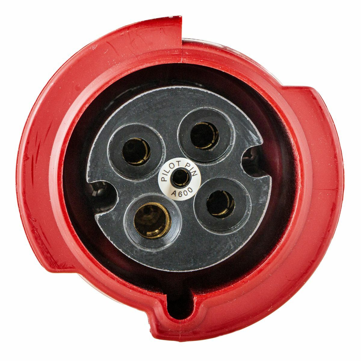 Heavy Duty Products, IEC Pin and Sleeve Devices, Industrial Grade, Female, Receptacle w/ Pilot Sleeve, 100/125A, 200/346-240/415V; 220/380-240/415V, 4-Pole 5-Wire Grounding, Terminal Screws, Red, 4X and IP69k