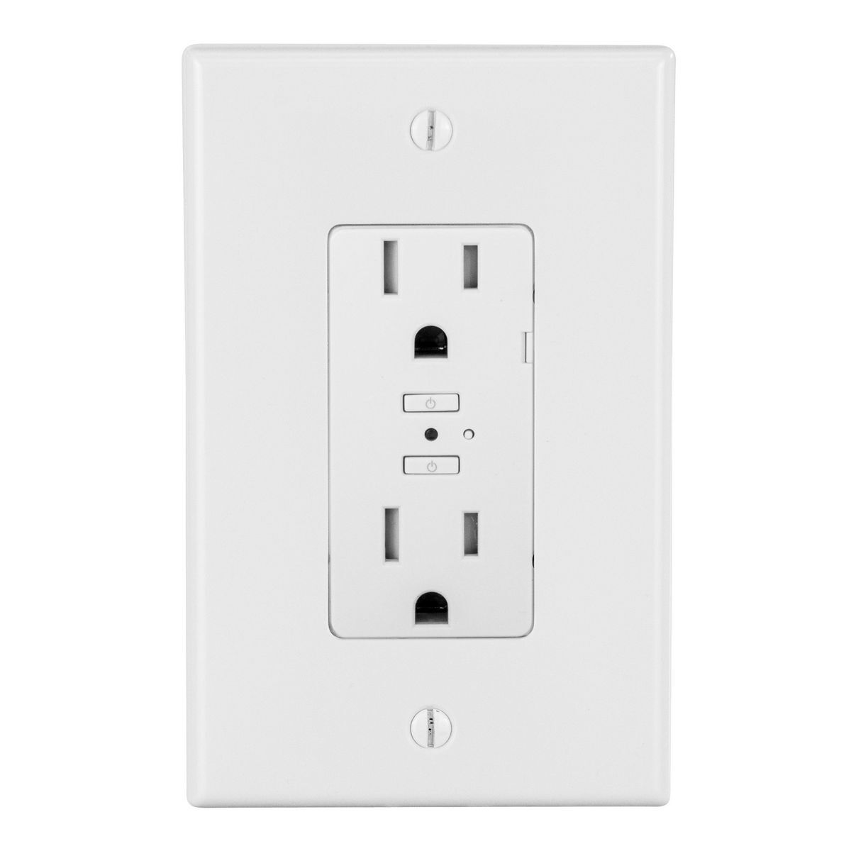 Take your home to the next level with the iDevices Wall Outlet. This Wi-Fi enabled duplex outlet features  individual outlet control, scheduling, and energy monitoring. Conveniently control the iDevices Wall Outlet using the power of your voice through Siri, Alexa and the Google Assistant.