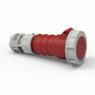 Heavy Duty Products, IEC Pin and Sleeve Devices, Hubbell-PRO, Female, Connector Body, 32 A  200-415 VAC, 4-POLE 5-WIRE, Red, Watertight
