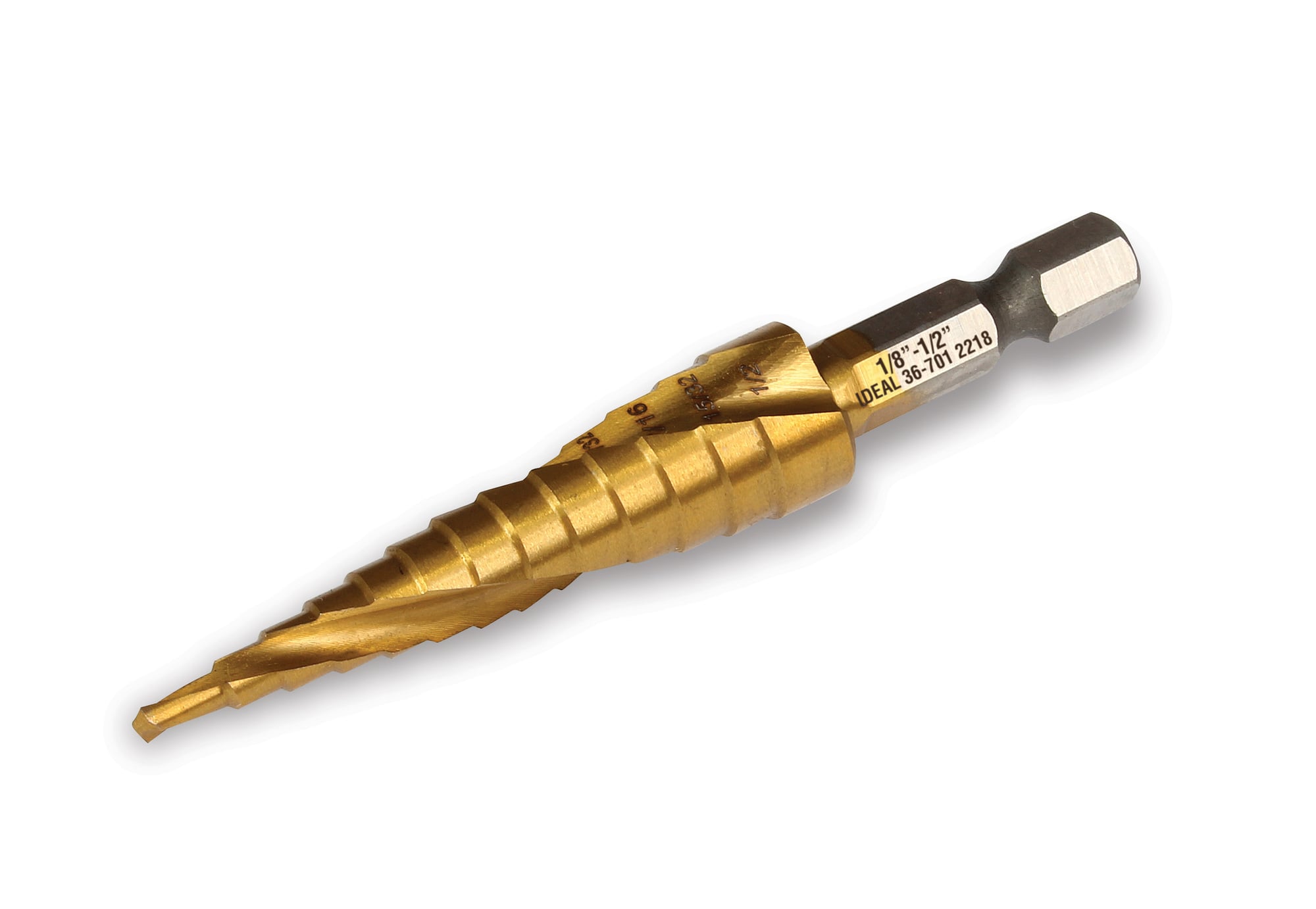 Spiral Step Bit 1/8" - 1/2"
