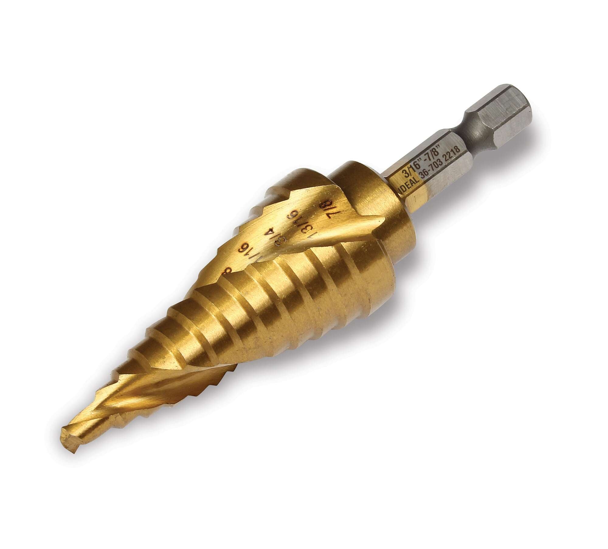 Spiral Step Bit 1/4" - 7/8"