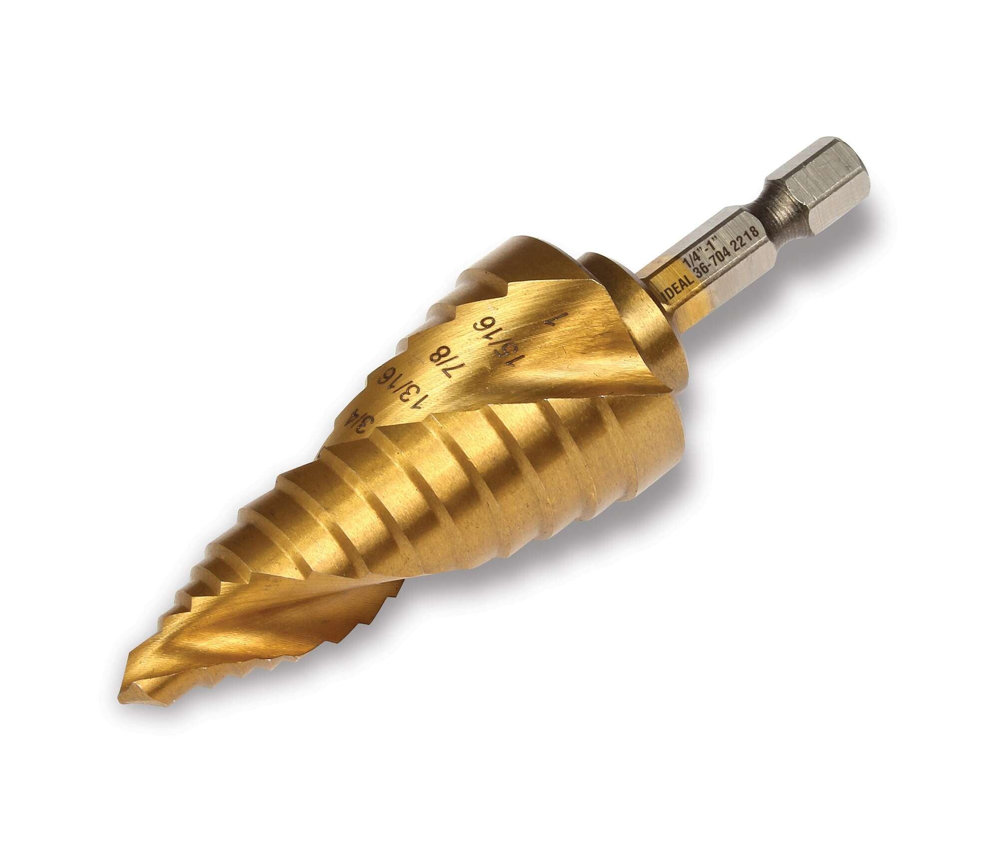 Spiral Step Bit 1/2" - 1"