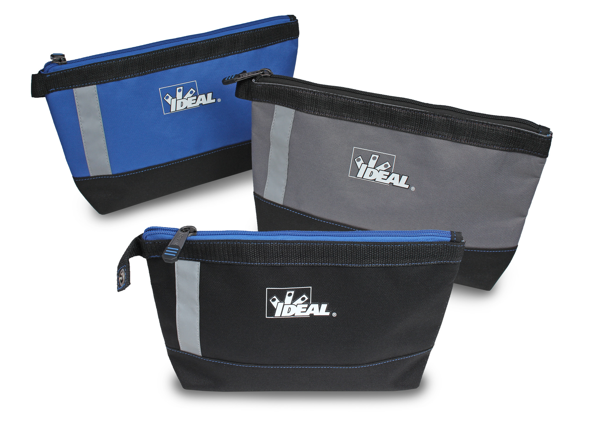 SUPPLY ZIPPER POUCH 3 PACK COLORS