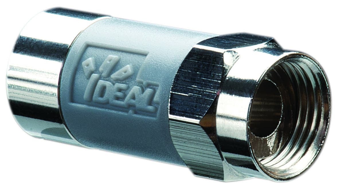 TLC RG-6 F Tool-less Cmprsn Conn, Gray, 50/Card