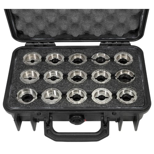 Compression Die Kit for Copper Surecrimp Connectors, 15 Dies with Pelican Case