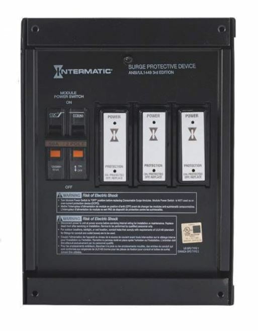 The SmartGuard Surge Protective Device with IModule utilizing TPMOV technology can be easily and safely replaced by the end user as needed. Metal Housing, 1/Indoor