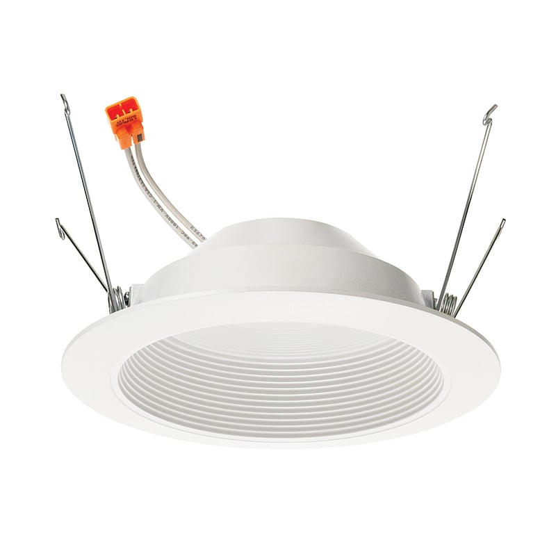 5'' Juno Basics Retrofit Downlight, Generation 3, 700 Nominal Lumens, 3500K, 90+ CRI, 120V, Forward/Reverse Phase Cut, White, White Trim Ring, SKU - 251P58
