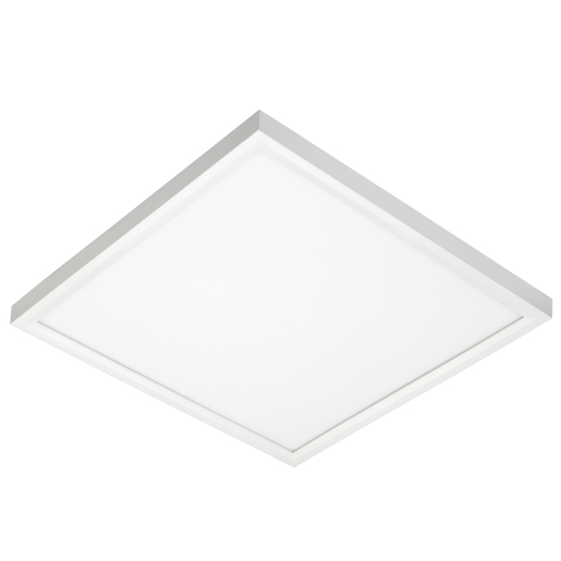 Juno SlimForm Surface Mount Downlights - Square, 14 Inches, 1800 Nominal Lumens, 4000K, 90+ CRI, Multi-Volt, 0-10V Dimming Driver, White, SKU - 259ERC