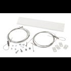 Emergency LED Backup Mounting Kit for LED Highbay Fixtures.  Fit's all Keystone all Keystone -2F- Highbay Fixtures. Includes; Main Bracket, Wider Hanging Tabs, Aircraft Cable hanging set, and Mounting Hardware.  Designed for use with KT-EMRG-LED-5-500-EN