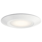 This 3000K LED Horizon downlight in a white finish delivers the seamless look of a recessed light with the installation ease and efficiency of a