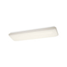 This 50in; linear 3000K LED ceiling light features white acrylic to provide an even diffusion of light and a Textured White finish.
