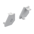 These plastic end caps are designed specifically for the TE Enhanced Series - 30-degree Surface Channel. 10 end caps come in a pack - 5 left-facing, 5-right facing - each of which feature a convenient knock out for wiring.