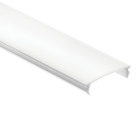 This durable, PMMA plastic lens in White Opaque easily snaps into extruded tape light channels that span the width of 2 strips of tape light - like most of the TE Enhanced Series Surface and Recessed mount channels. With its audible click, itfts easy to confirm when the lens is properly installed throughout the channel. The opaque diffuser then works to gently diffuse the light output.