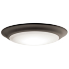 This T24-Compliant 4000K LED flush mount features clean, beautiful lines that will enhance your modern dcor. To complement this light, it features a pleasing Olde Bronze finish.