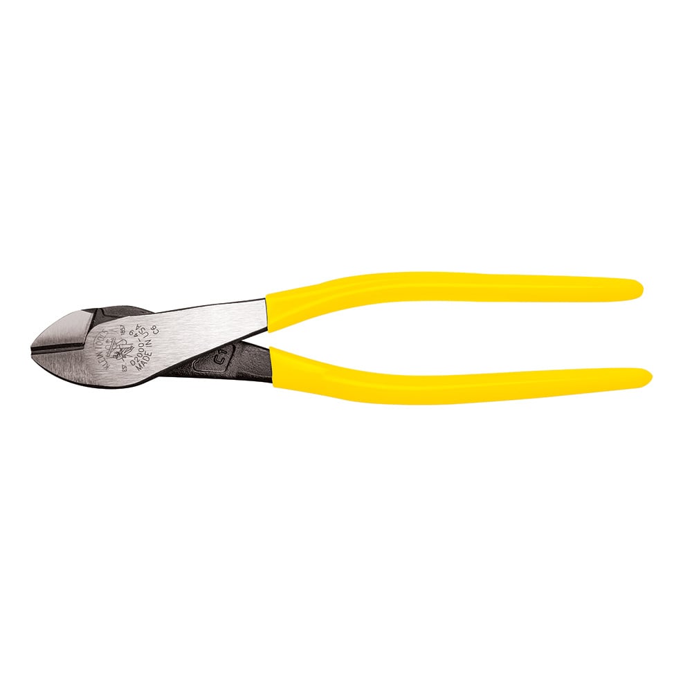 Diagonal Cutting Pliers, Angled Head, 9-Inch