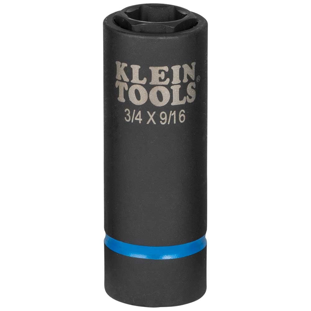 2-in-1 Impact Socket, 6-Point, 3/4 and 9/16-Inch