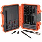 Pro Impact Power Bit Set, 26-Piece, Longer pro impact power bits and drivers are designed to reach easily into boxes and panels