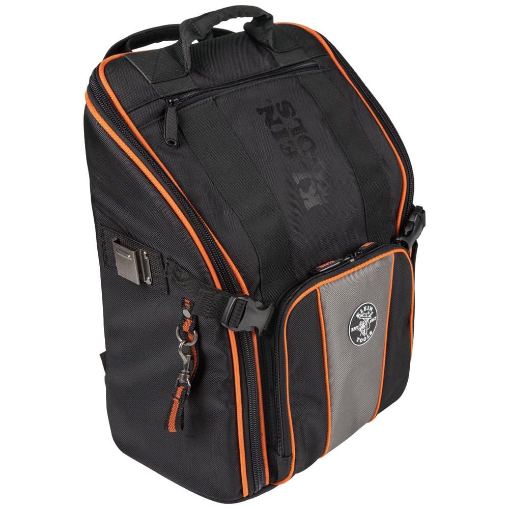 Tradesman Pro Tool Station Tool Bag Backpack with Work Light