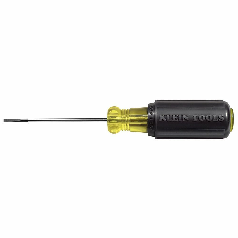 Terminal Block Screwdriver, Precision machined tip provides exact fit for terminal block screws