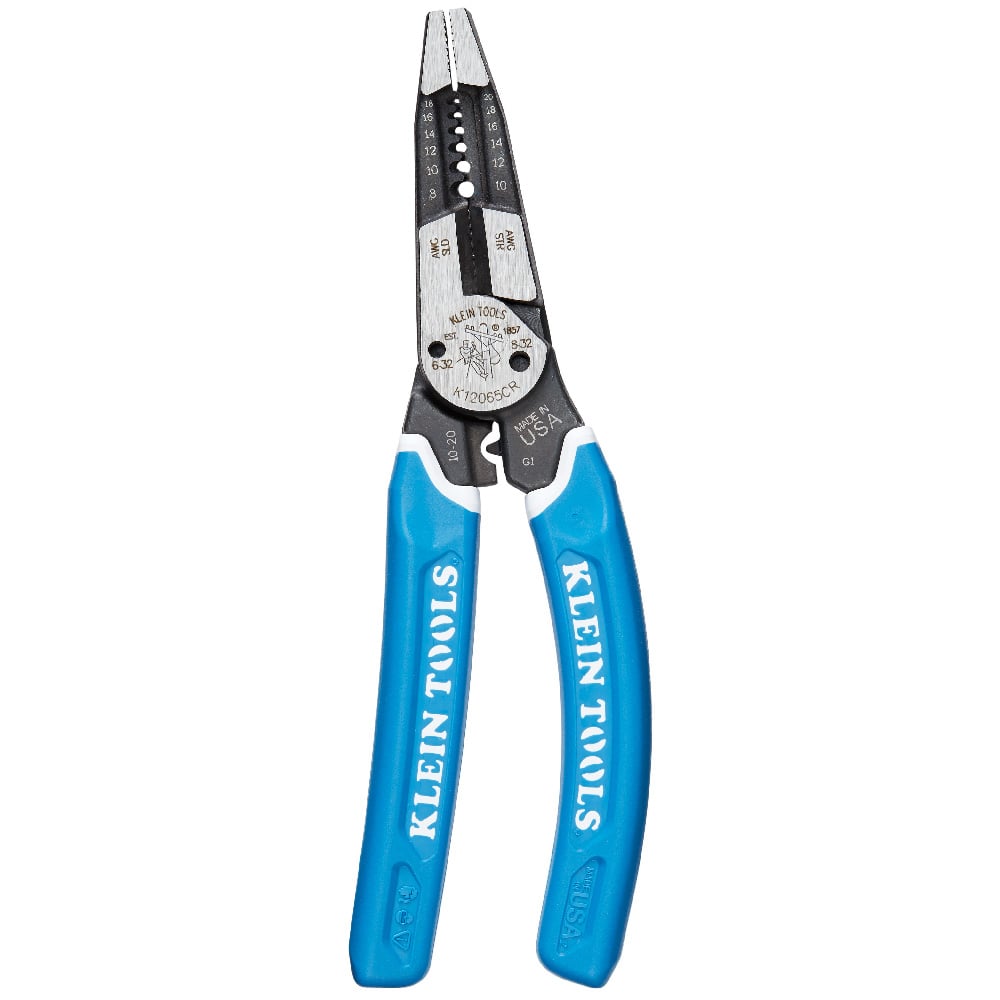 Klein-Kurve Heavy-Duty Wire Stripper / Cutter / Crimper Multi Tool, 8-20 AWG